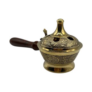 Burner copper handle lid